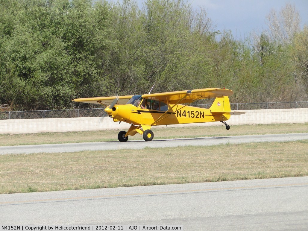 N4152N, 1989 Piper PA-18-150 Super Cub C/N 1809028, Tail up and rolling