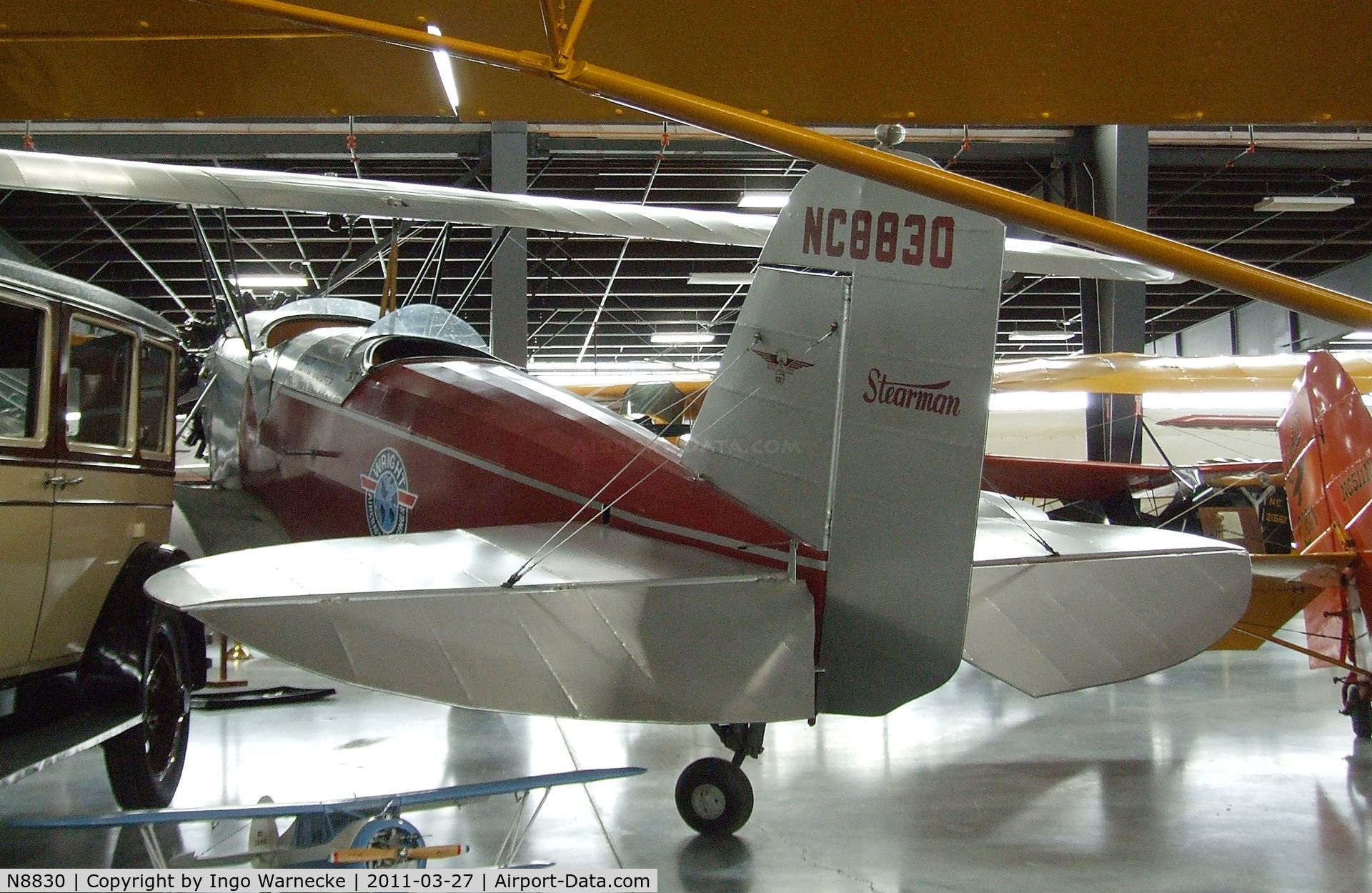 N8830, 1928 Stearman C3-B Sport Commercial C/N 244, Stearman C3-B at the Western Antique Aeroplane and Automobile Museum, Hood River OR