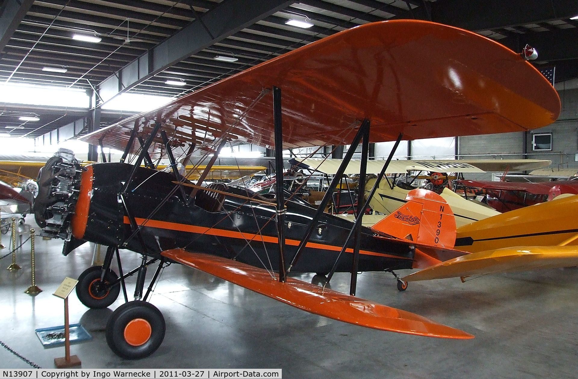 N13907, 1929 Curtiss-Wright Travel Air B-4000 C/N 1326, Travel Air B-4000 at the Western Antique Aeroplane and Automobile Museum, Hood River OR