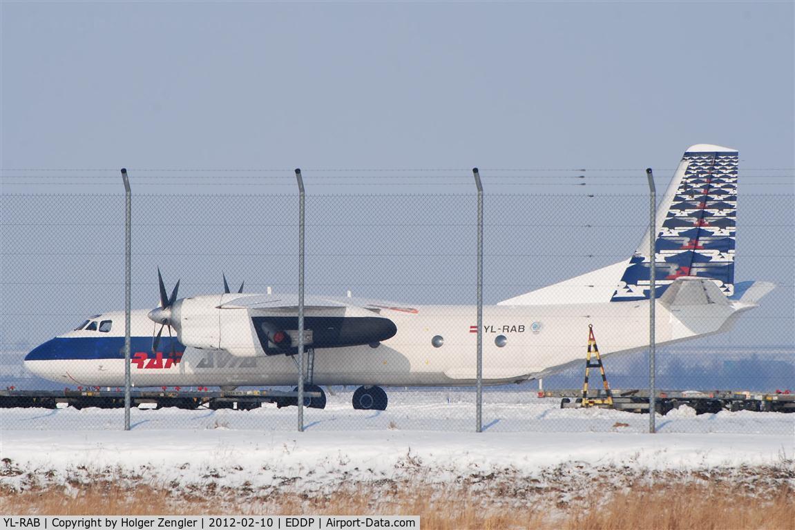 YL-RAB, 1980 Antonov An-26B C/N 7310508, Small freighter is freezing in the sun....