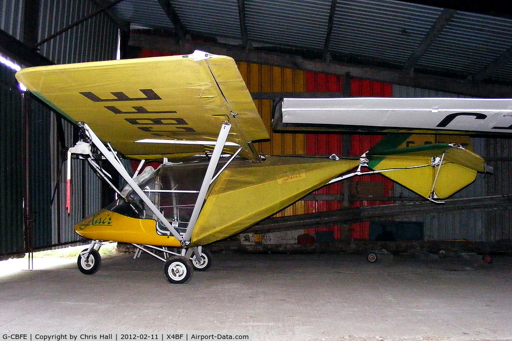 G-CBFE, 2000 Raj Hamsa X-Air 582(1) C/N BMAA/HB/186, At Brook Farm airstrip, Pilling