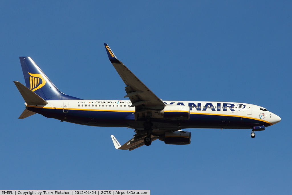 EI-EFL, 2009 Boeing 737-8AS C/N 37534, Ryanair 2009 Boeing 737-8AS/WL, c/n: 37534