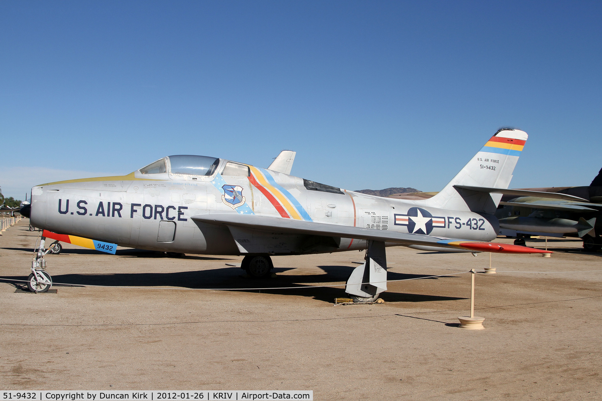 51-9432, 1951 General Motors F-84F Thunderstreak C/N Not found 51-9432, What a gem. Would love to hear this fire up!