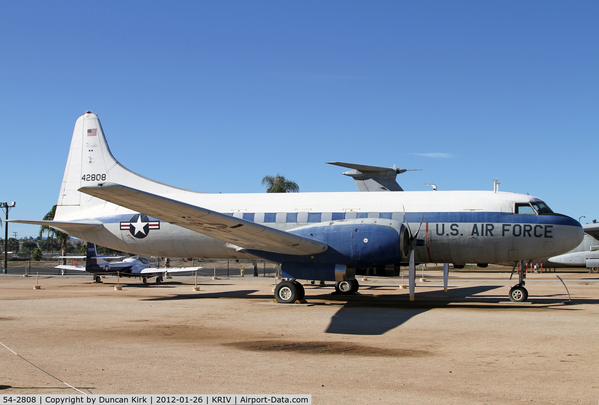 54-2808, 1954 Convair VC-131D (CV340) C/N 204, Nice Convair