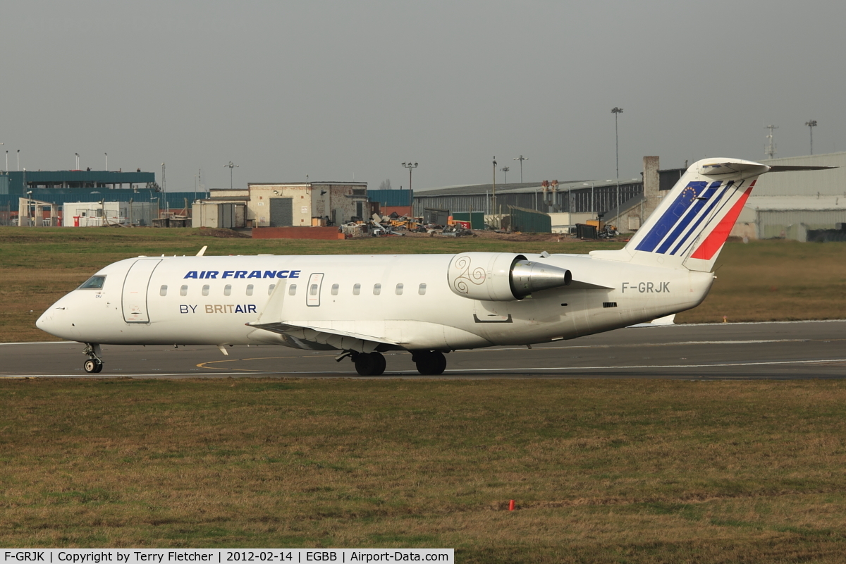 F-GRJK, 1998 Canadair CRJ-100ER (CL-600-2B19) C/N 7219, Brit Air Canadair CL-600-2B19 Regional Jet CRJ-100ER, c/n: 7219