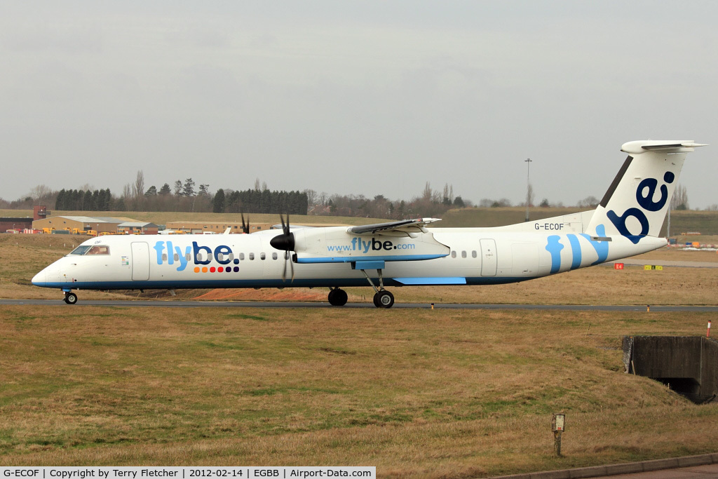 G-ECOF, 2008 De Havilland Canada DHC-8-402Q Dash 8 C/N 4216, FLYBE 2008 De Havilland Canada DHC-8-402Q, c/n: 4216