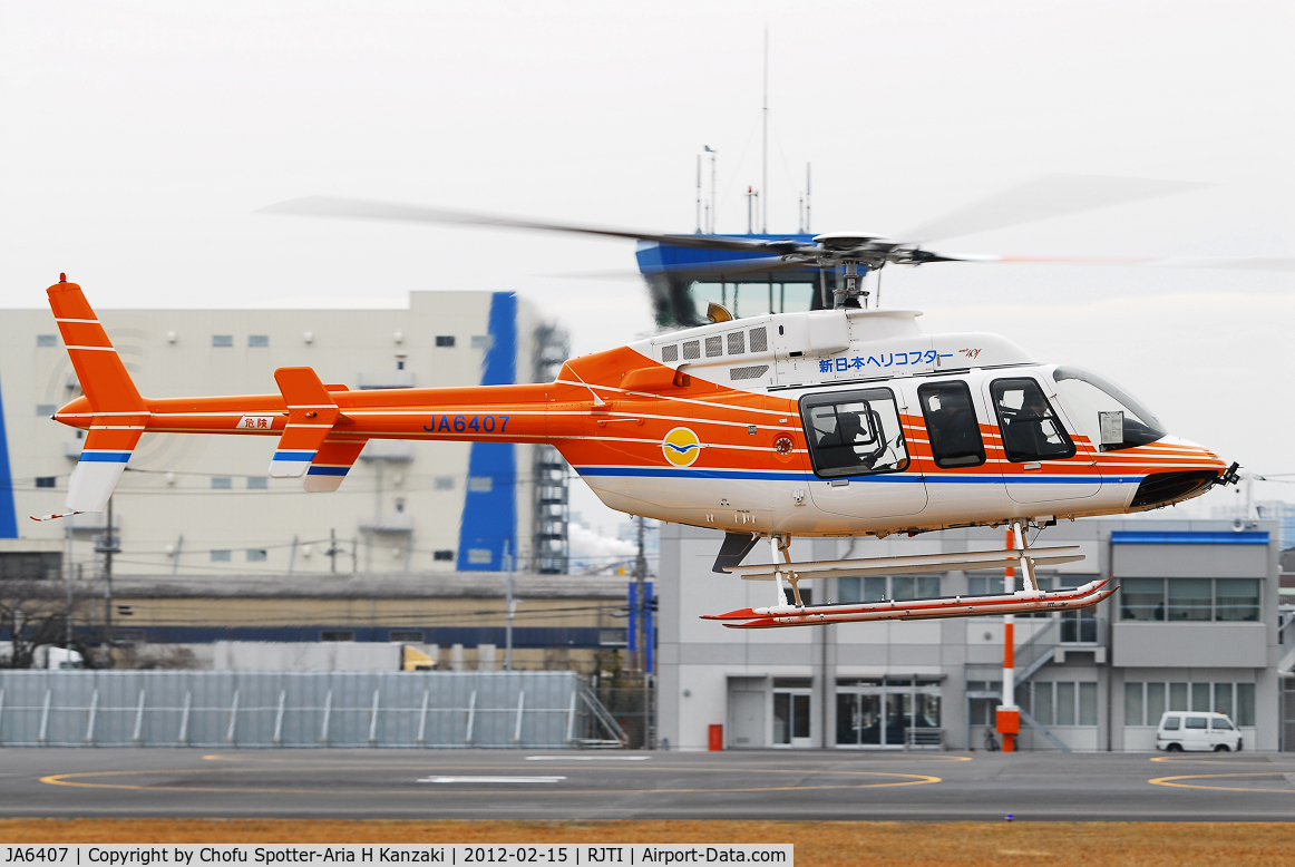 JA6407, Bell 407 C/N 53746, NikonD200+TAMRON SP AF 70-200mm F/2.8 Di LD [IF]