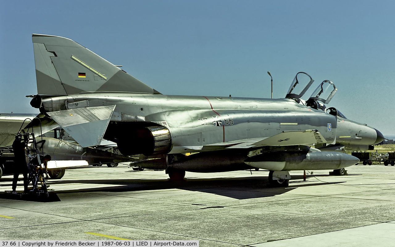 37 66, 1973 McDonnell Douglas F-4F Phantom II C/N 4509, between the training missions