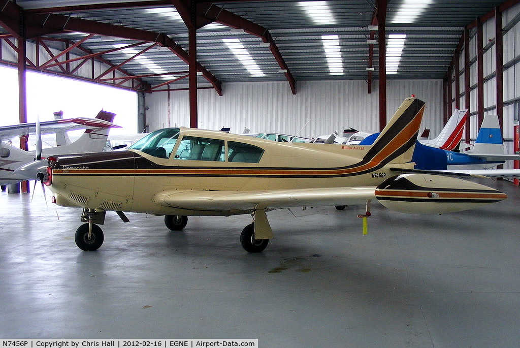 N7456P, 1961 Piper PA-24-250 Comanche C/N 24-2646, Million Air Ltd