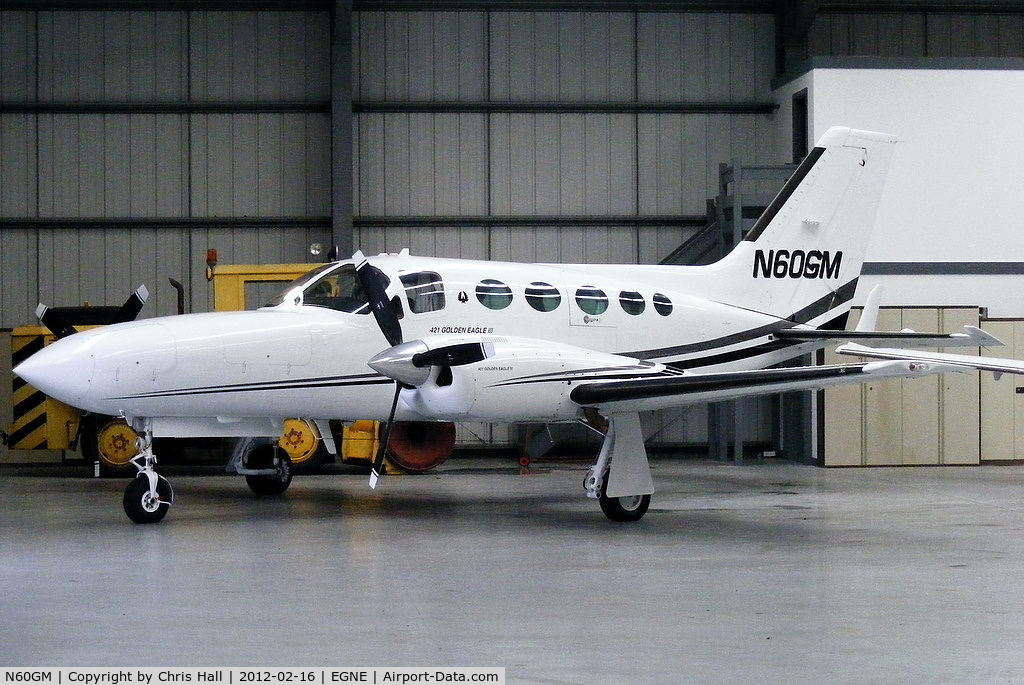 N60GM, Cessna 421C Golden Eagle C/N 421C0828, based at Gamston