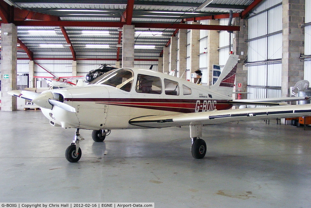 G-BOIG, 1985 Piper PA-28-161 Cherokee Warrior II C/N 28-8516027, privately owned
