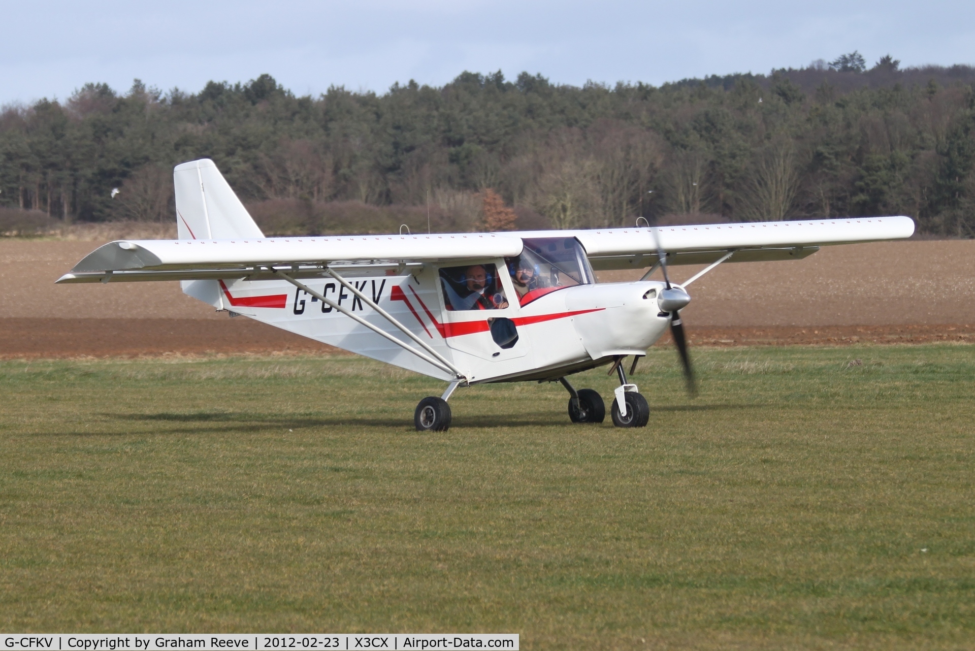 G-CFKV, 2008 ICP MXP-740 Savannah VG Jabiru C/N BMAA/HB/579, Just landed.