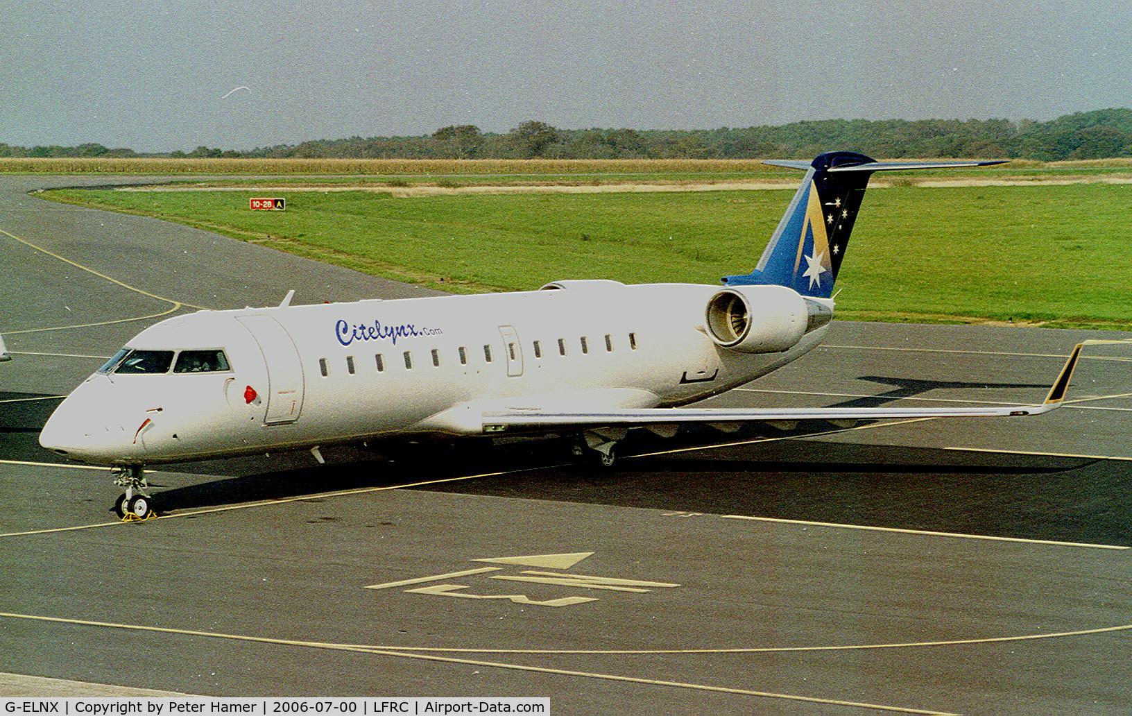 G-ELNX, 2001 Canadair CRJ-200LR (CL-600-2B19) C/N 7508, Maupertus
