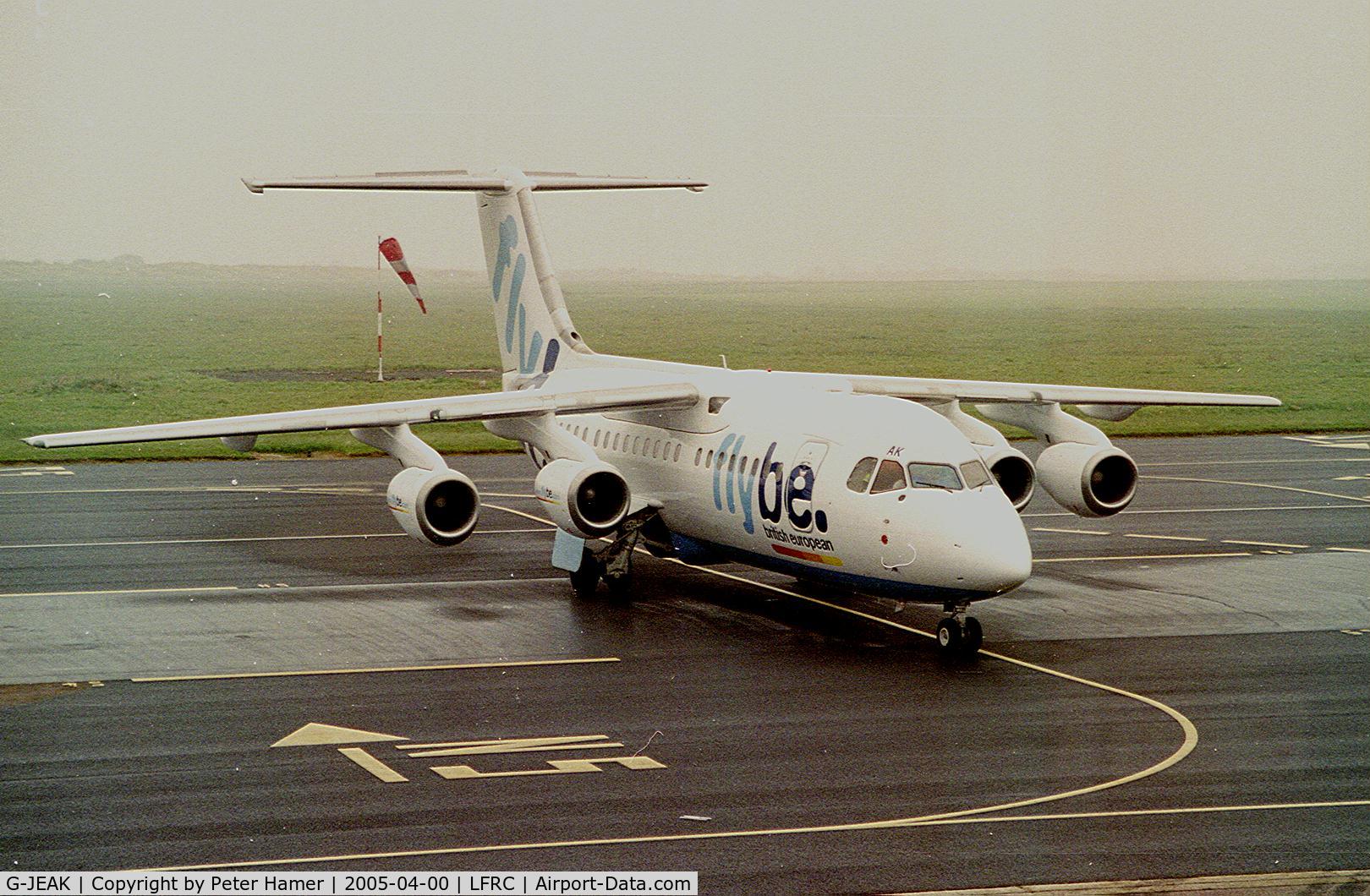 G-JEAK, 1988 British Aerospace BAe.146-200 C/N E2103, Maupertus