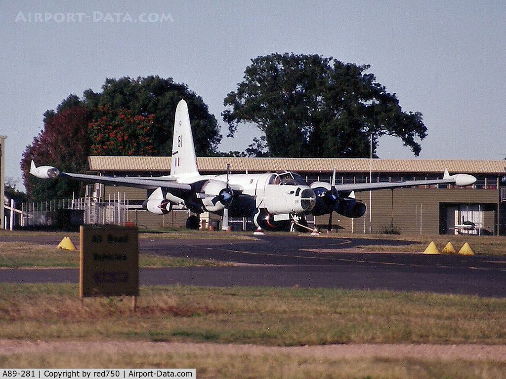 A89-281, Lockheed SP-2H Neptune C/N 726-7281, Photograph by Edwin van Opstal with permission. Scanned from a color print. This aircraft is now operated by the Historical Aircraft Restoration Society (HARS) in flying condition and appears at airshows such as Avalon.