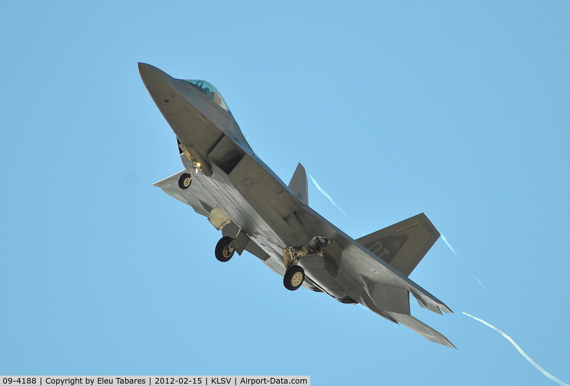 09-4188, Lockheed Martin F-22A Raptor C/N 4188, Taken over Nellis Air Force Base, Nevada