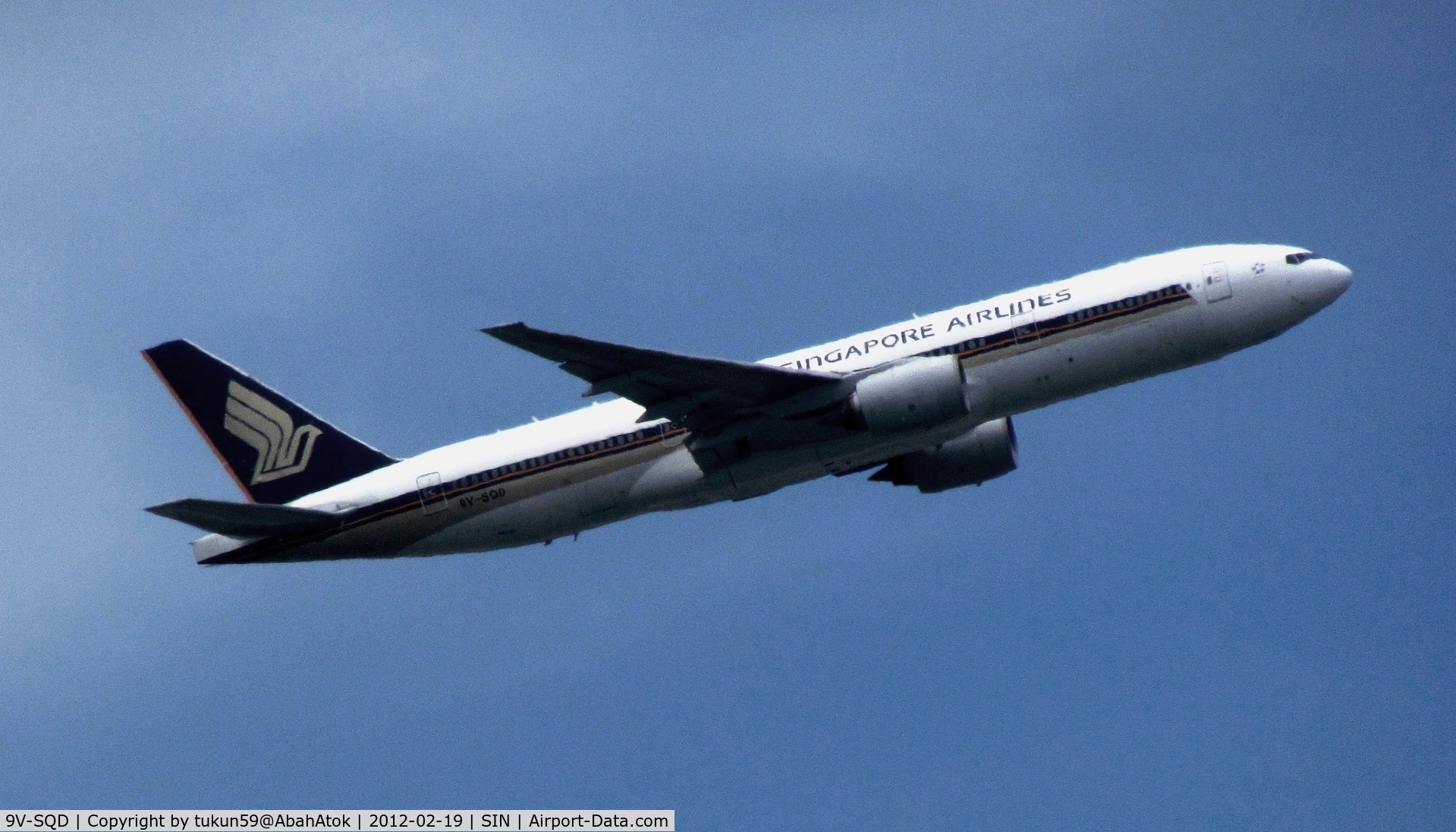 9V-SQD, 1997 Boeing 777-212/ER C/N 28510, Singapore Airlines