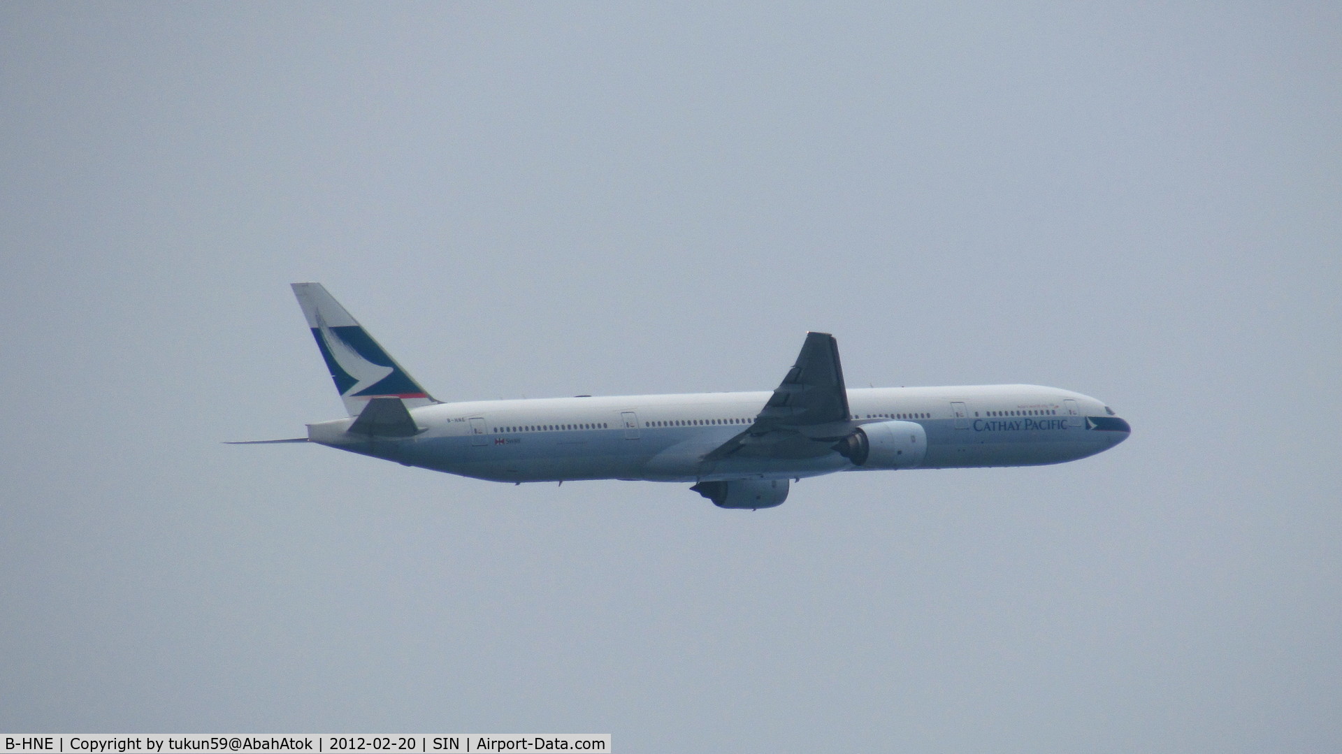 B-HNE, 1997 Boeing 777-367 C/N 27507, Cathay Pacific Airways