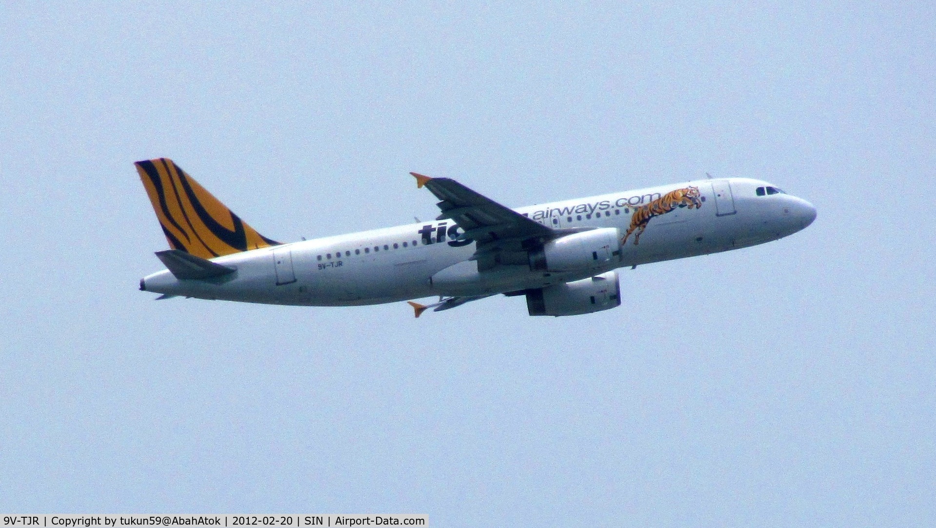 9V-TJR, 2011 Airbus A320-232 C/N 4645, Tiger Airways