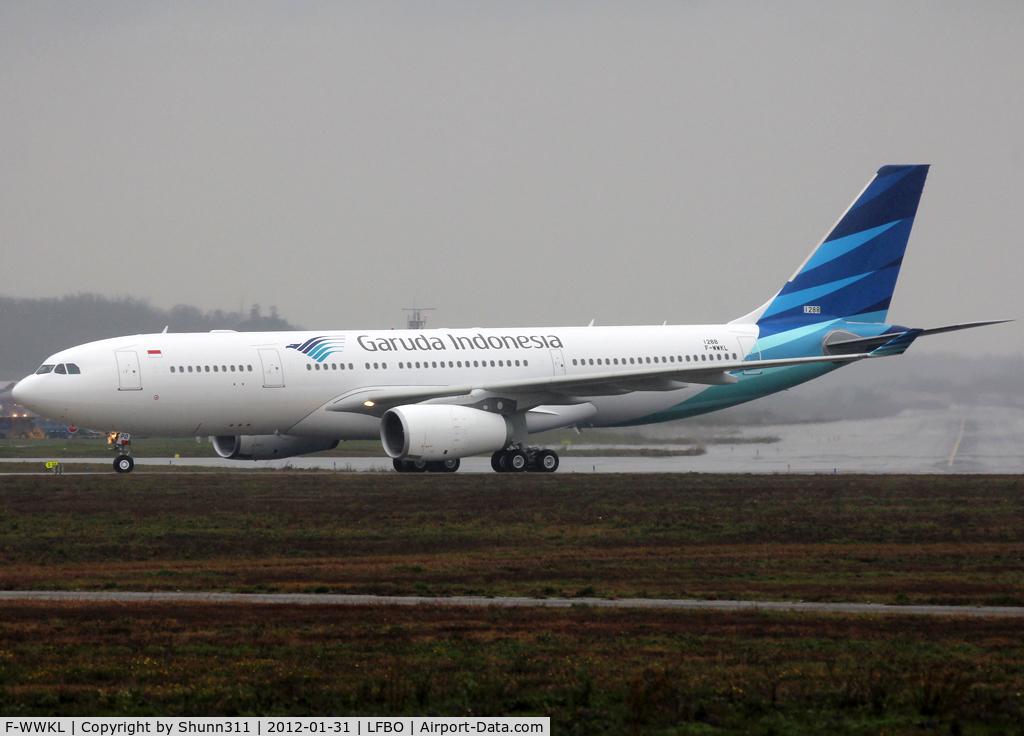 F-WWKL, 2011 Airbus A330-243 C/N 1288, C/n 1288 - To be PK-GPO
