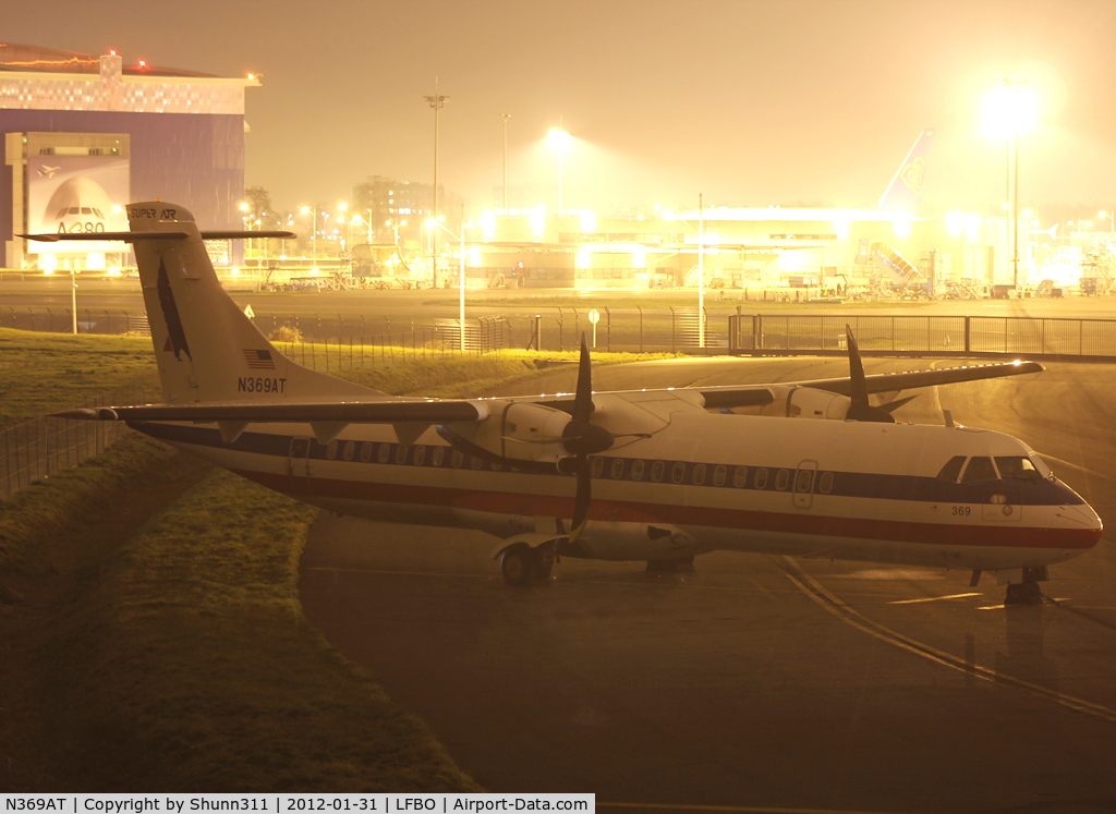 N369AT, 1993 ATR 72-212 C/N 369, Returned to lessor and stored here...