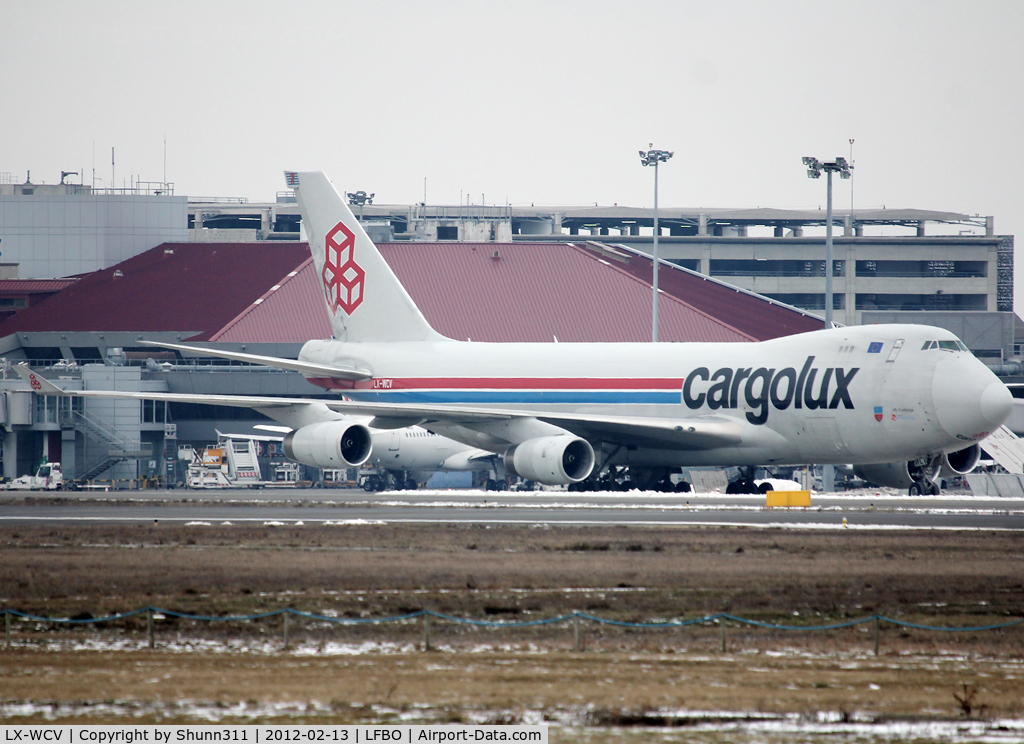 LX-WCV, 2007 Boeing 747-4R7F C/N 35804, Parked at the Cargo apron...