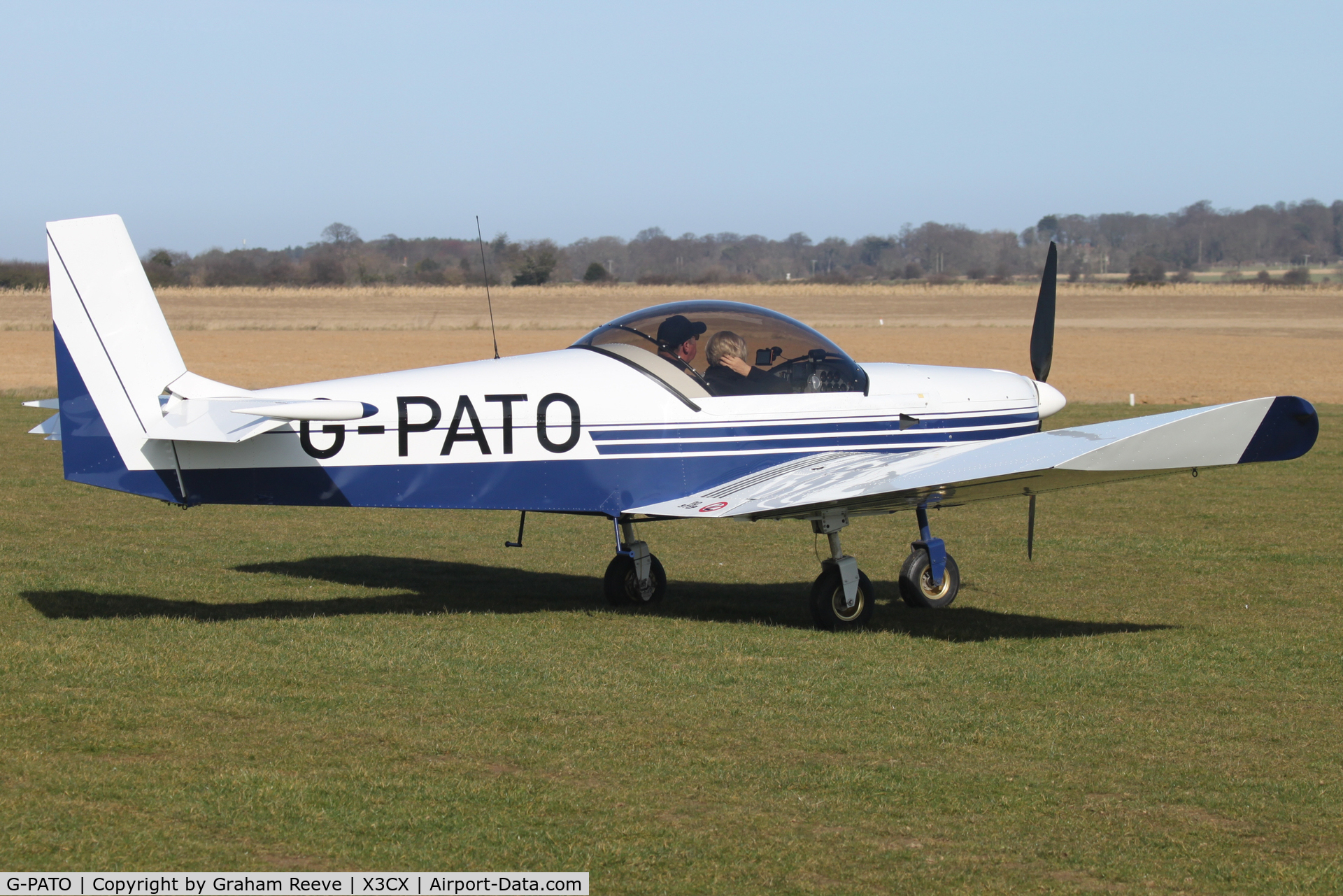 G-PATO, 2004 Zenair CH-601UL Zodiac C/N PFA 162A-14328, Just arrived at Northrepps.