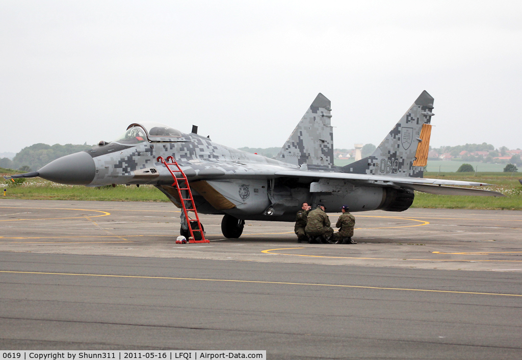 0619, Mikoyan-Gurevich MiG-29AS C/N 2960535406/4713, Participant of the Tiger Meet 2011... Special c/s...