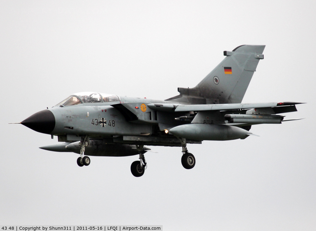 43 48, Panavia Tornado IDS C/N 130/GS022/4048, Participant of the Tiger Meet 2011...