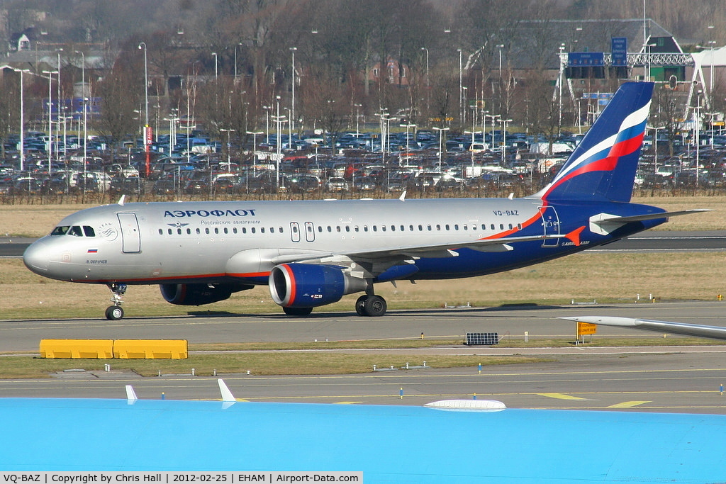VQ-BAZ, 2009 Airbus A320-214 C/N 3789, Aeroflot