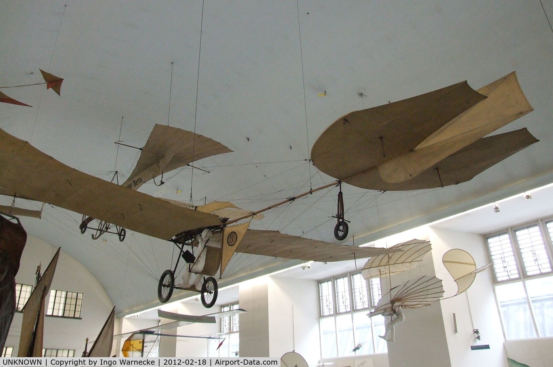 UNKNOWN, 1909 Hans Grade Eindecker C/N 01, Hans Grade Eindecker, first plane of german design and german engine, at the Deutsches Museum, München (Munich)