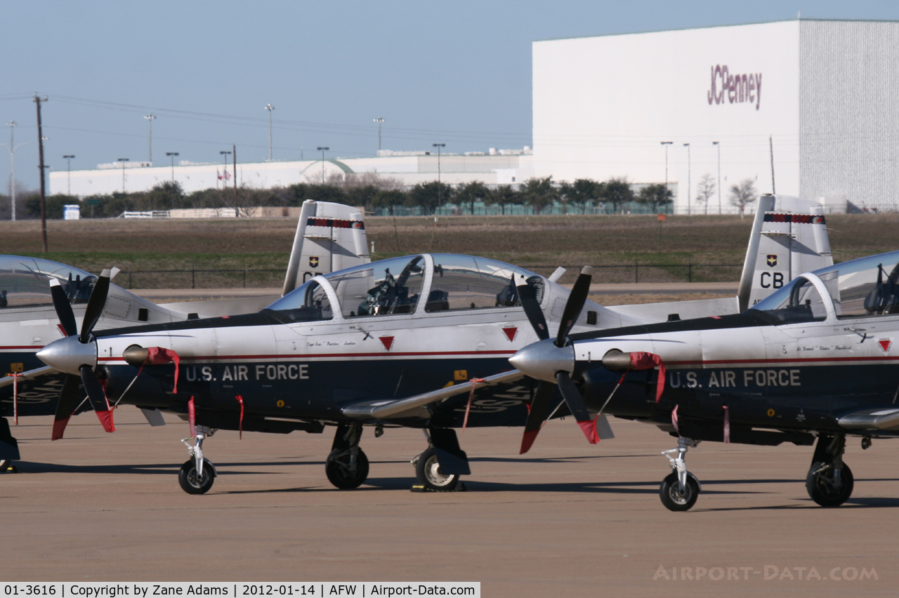 01-3616, 2001 Raytheon T-6A Texan II C/N PT-139, At Alliance Airport - Fort Worth, TX