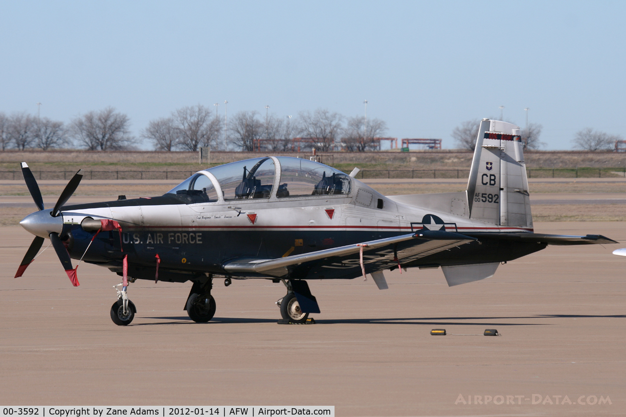 00-3592, 2000 Raytheon T-6A Texan II C/N PT-98, At Alliance Airport - Fort Worth, TX