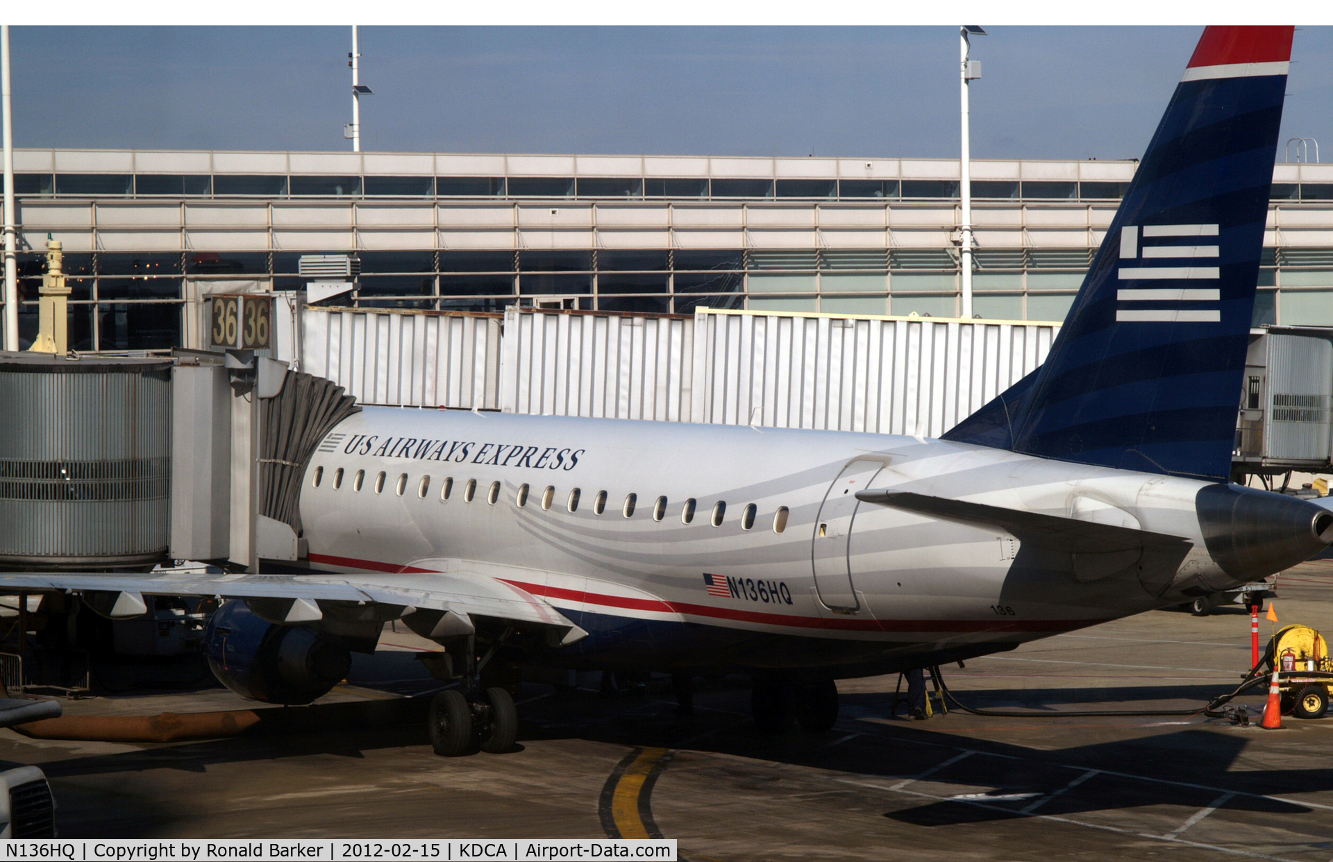 N136HQ, 2008 Embraer 175LR (ERJ-170-200LR) C/N 17000228, DCA, VA