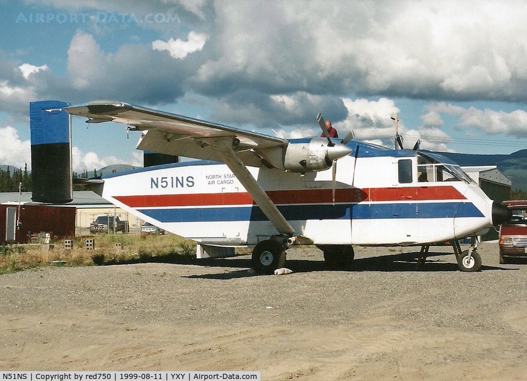 N51NS, 1967 Short SC-7 Skyvan 3 C/N SH.1843, Photograph by Edwin van Opstal with permission. Scanned from a color print.