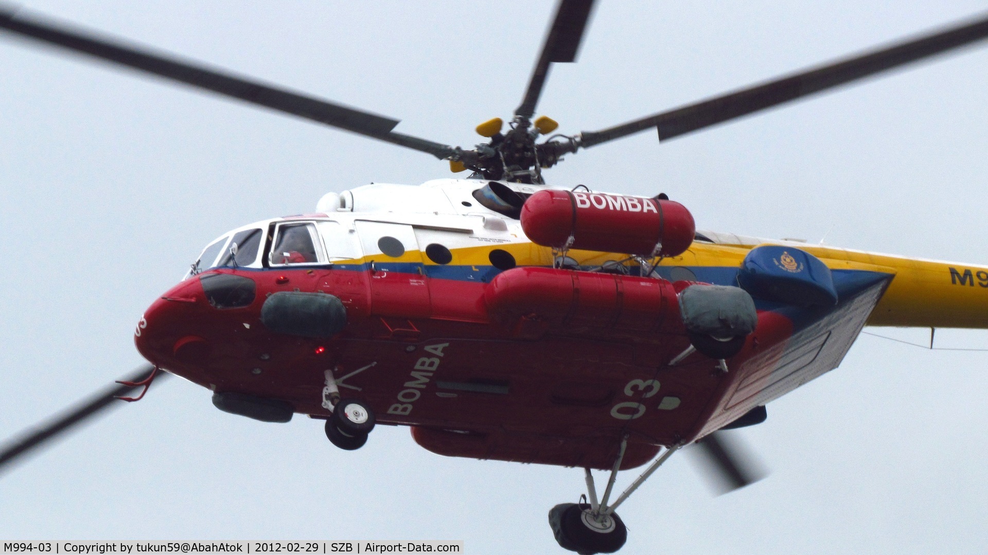 M994-03, Mil Mi-17 Hip C/N 59489619383, Malaysian Fire and Rescue Dept (BOMBA)