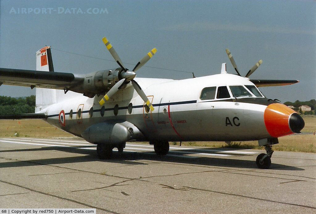 68, Nord N-262D-51 C/N 68, Photograph by Edwin van Opstal with permission. Scanned from a color print.
