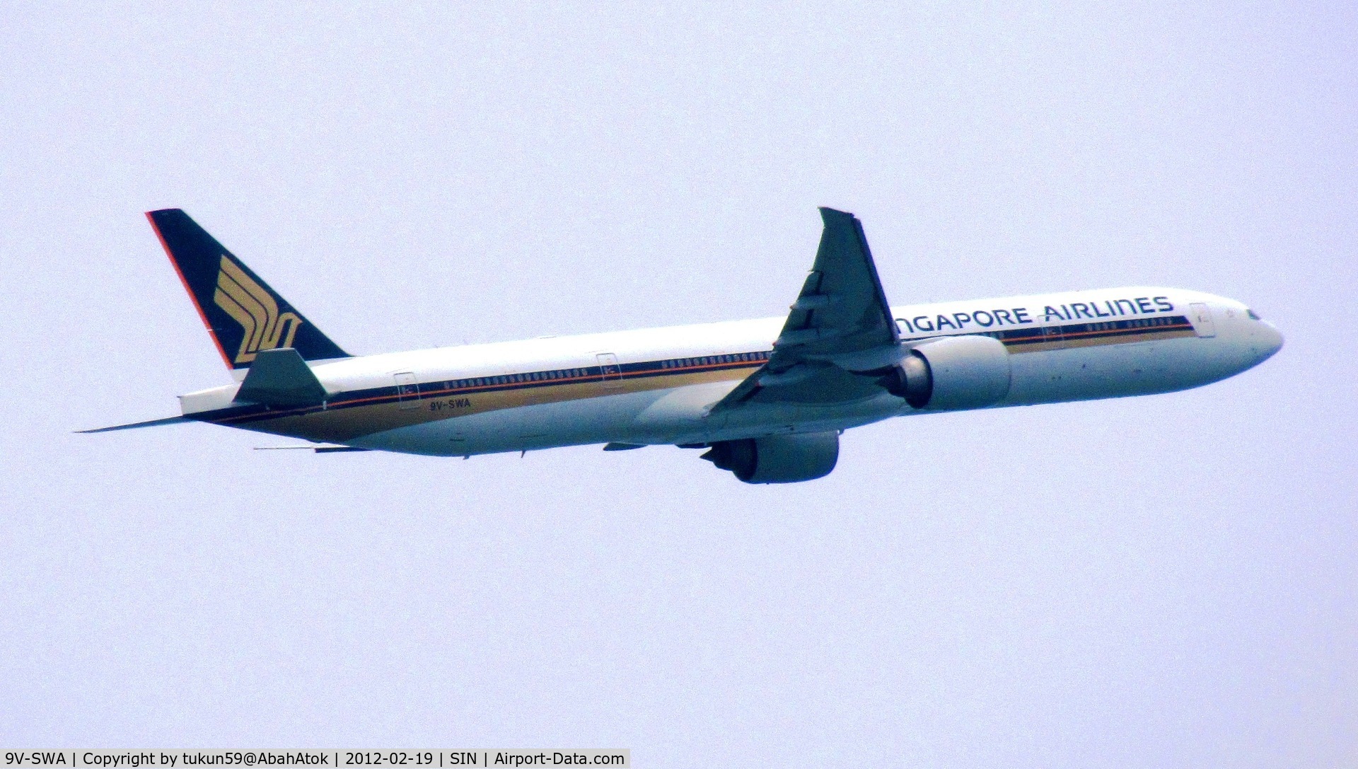 9V-SWA, 2006 Boeing 777-312/ER C/N 34568, Singapore Airlines
