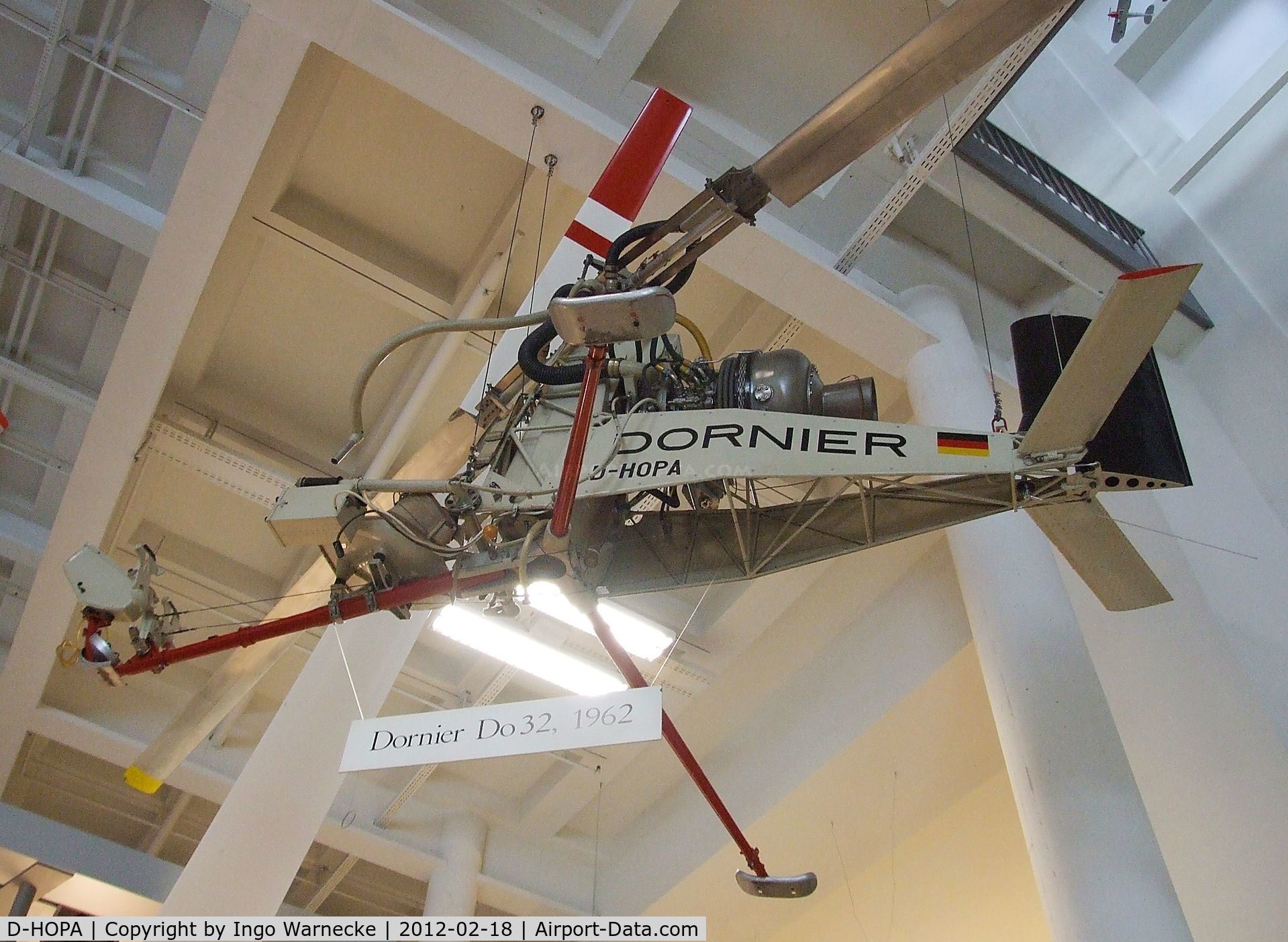 D-HOPA, 1962 Dornier Do-32E C/N 32003, Dornier Do 32 E at the Deutsches Museum, München (Munich)