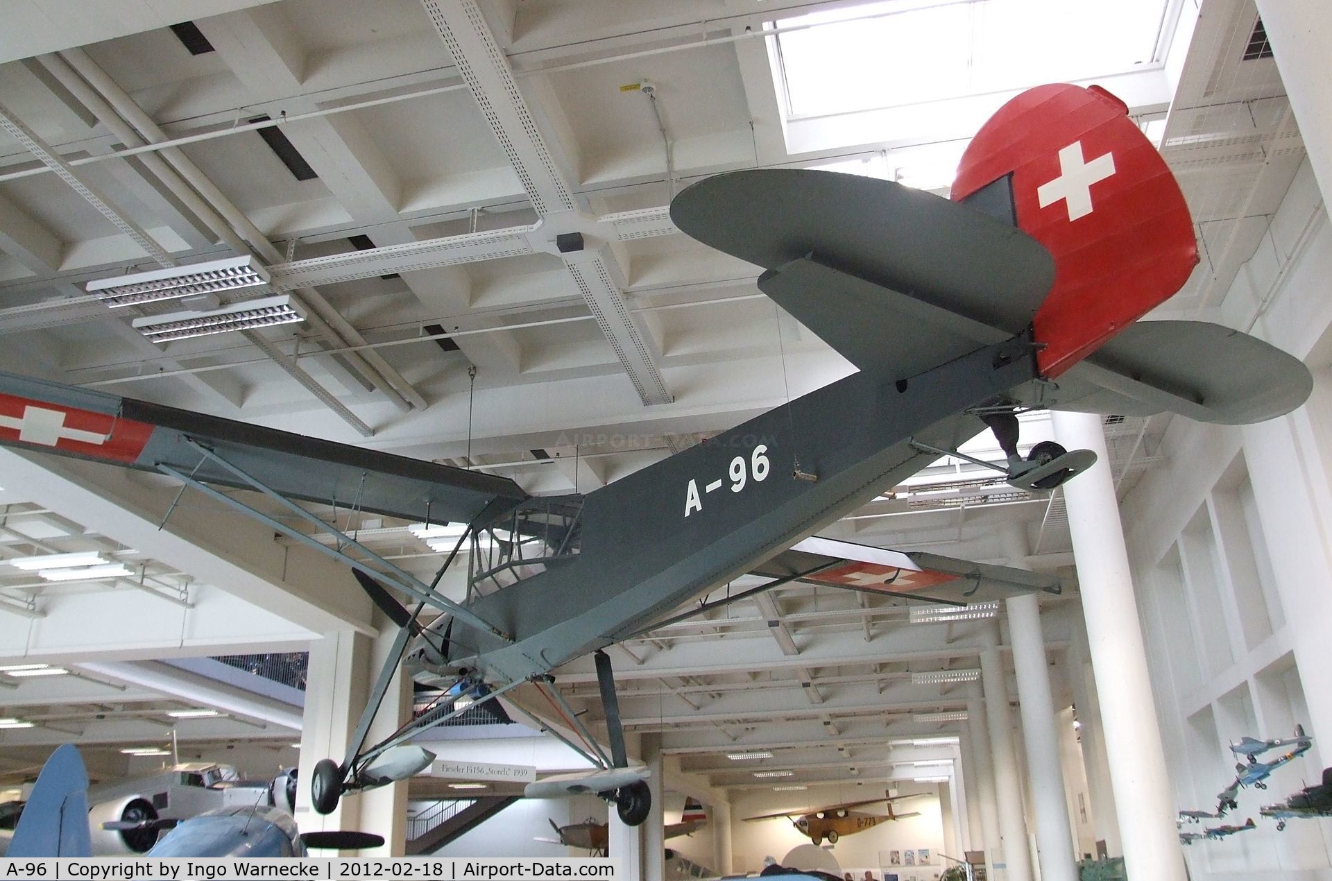 A-96, Fieseler Fi-156C-3 Storch C/N 4299, Fieseler Fi 156 C-3 Storch at the Deutsches Museum, München (Munich)