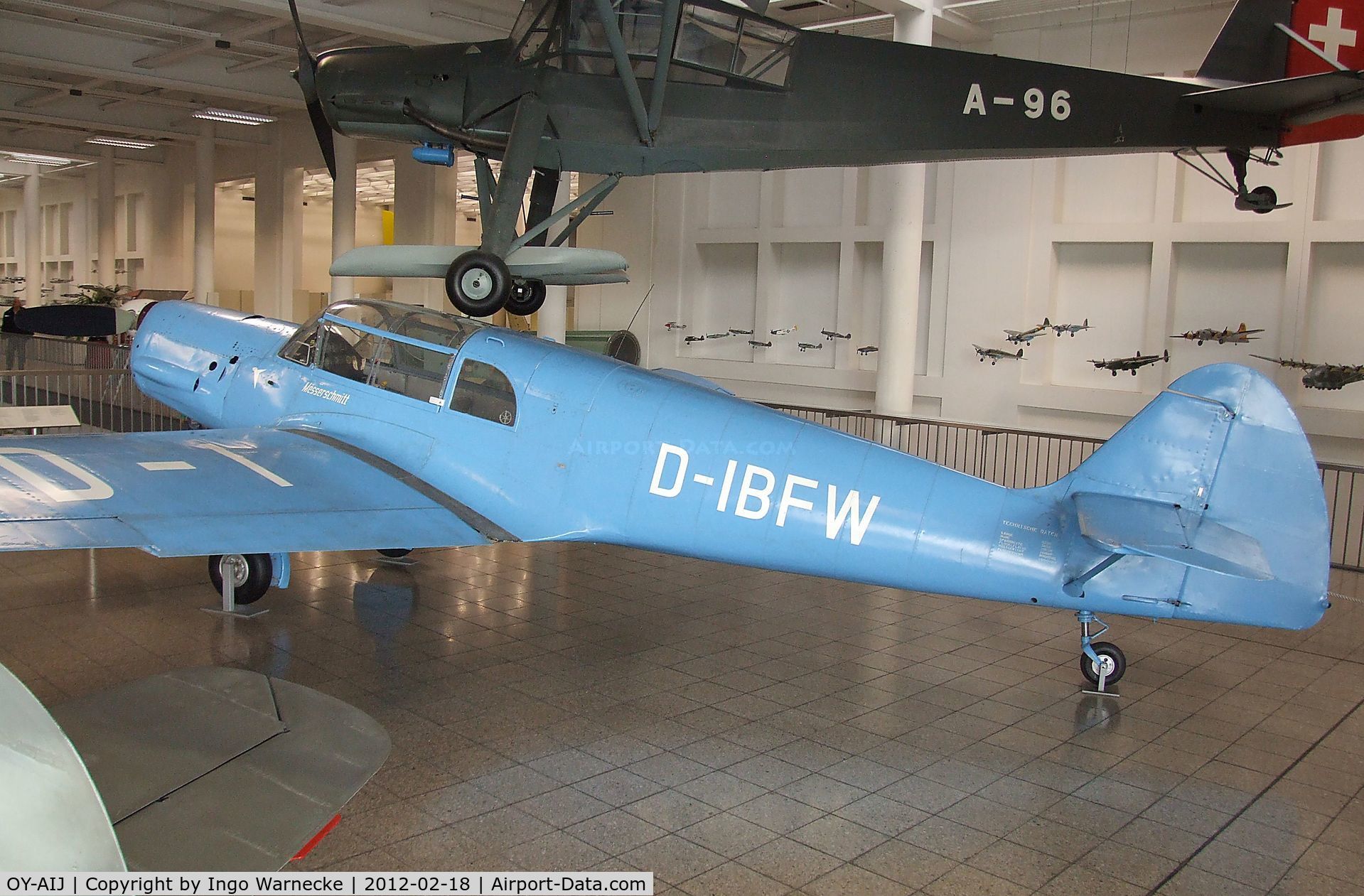OY-AIJ, Nord 1002 Pingouin II C/N 877, Nord 1002, re-converted with Argus engine to Bf 108 and displayed as 'D-IBFW' at the Deutsches Museum, München (Munich)