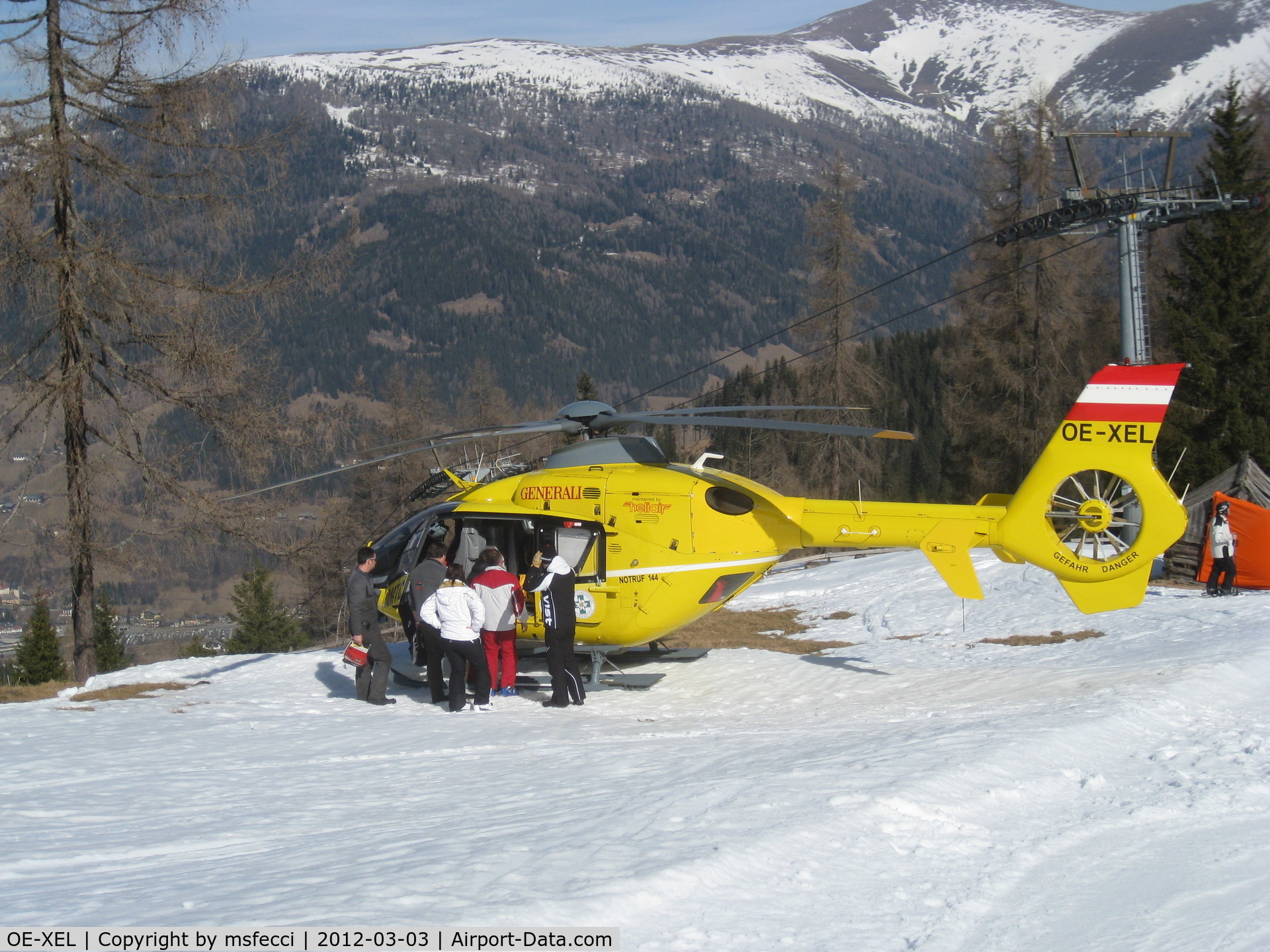 OE-XEL, 2001 Eurocopter EC-135T-2 C/N 0187, Bad KleinKirkheim - Ski rescue