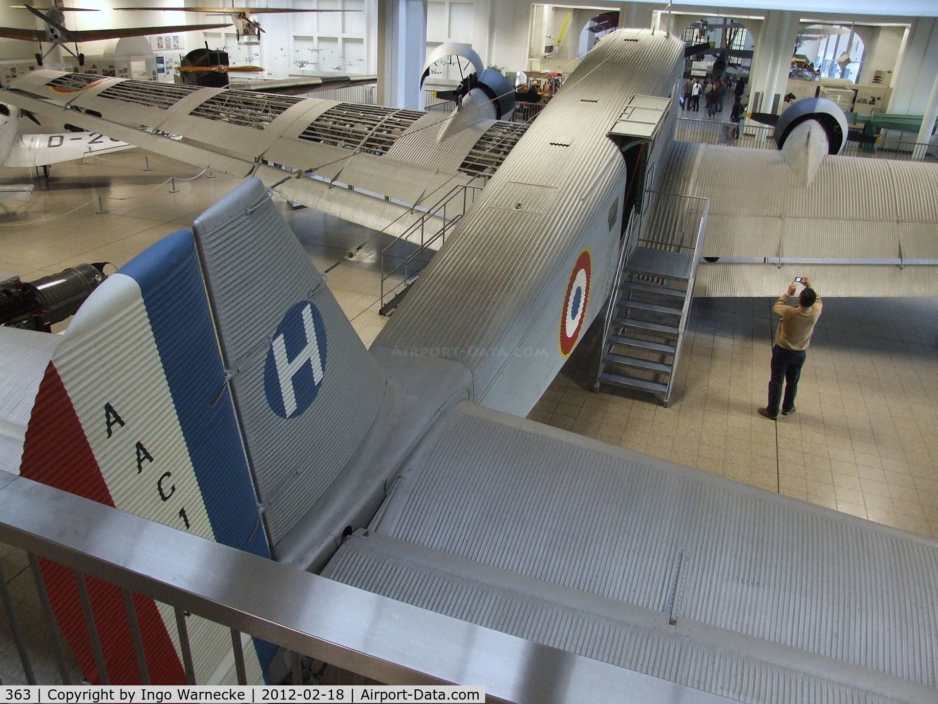 363, Junkers (AAC) AAC-1 Toucan (Ju-52) C/N 363, Ateliers Aeronautiques de Colombes AAC.1 Toucan (post-war french built Junkers Ju 52/3m) at the Deutsches Museum, München (Munich)