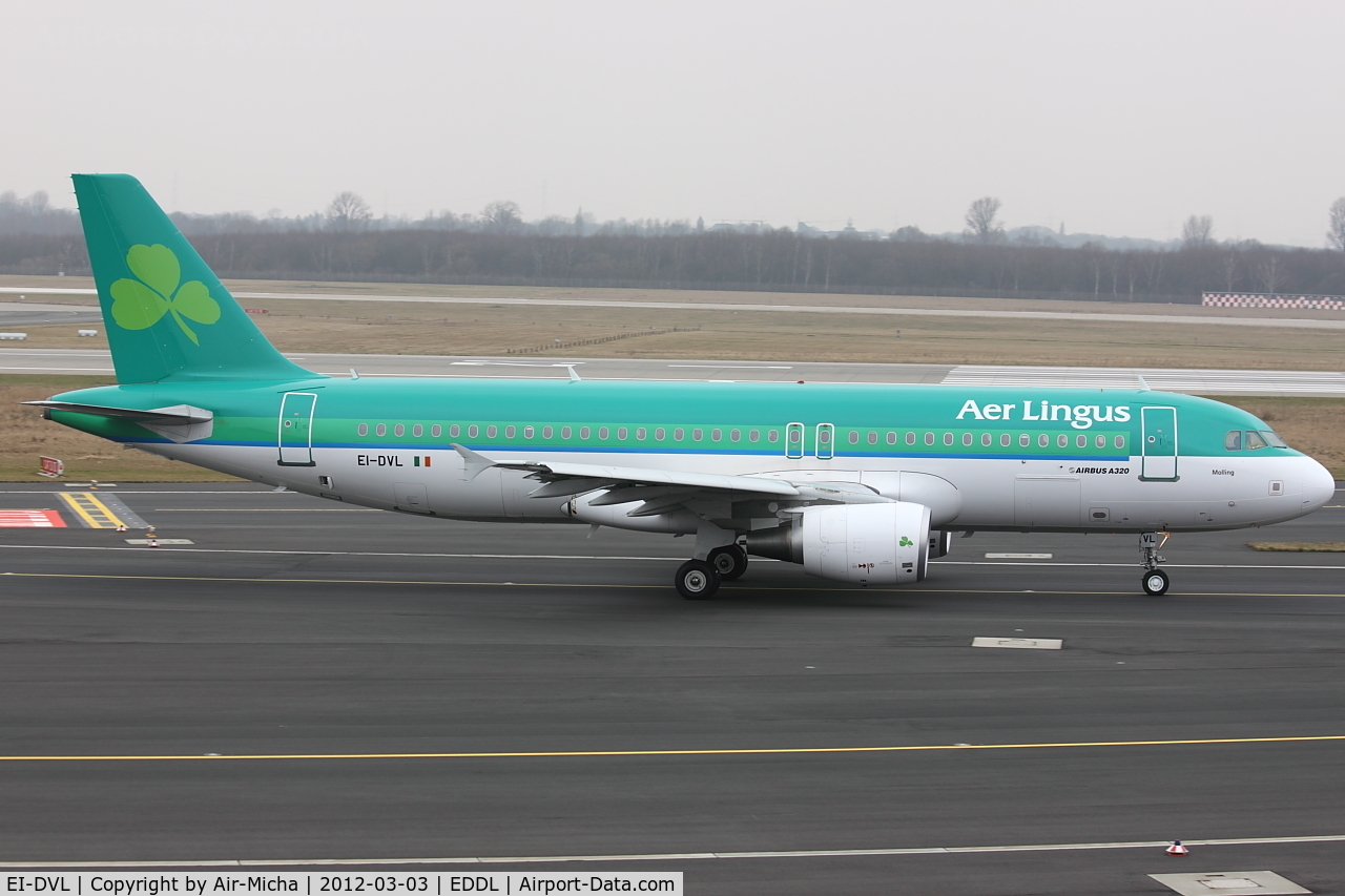 EI-DVL, 2011 Airbus A320-214 C/N 4678, Aer Lingus, Aircraft Name: St. Moling / Moling