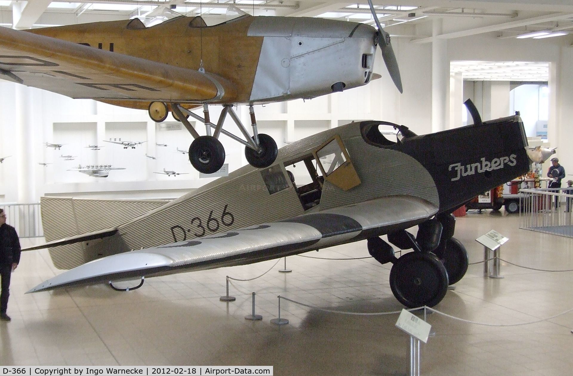 D-366, 1927 Junkers F.13 C/N 2018, Junkers F 13 fe (original fuselage with re-constructed wings and tail) at the Deutsches Museum, München (Munich)