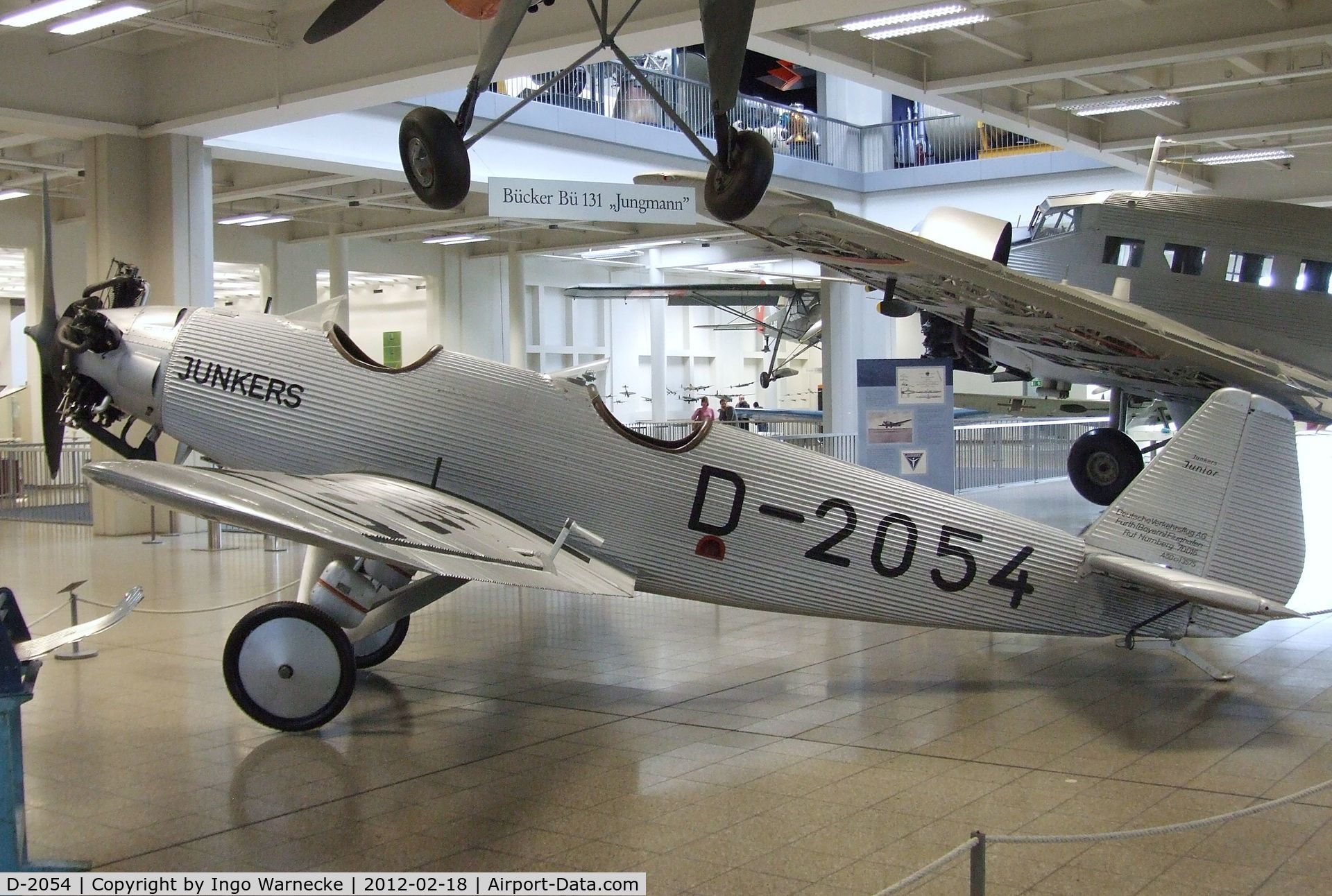 D-2054, 1931 Junkers A-50 Junior C/N 3575, Junkers A 50 ci Junior at the Deutsches Museum, München (Munich)