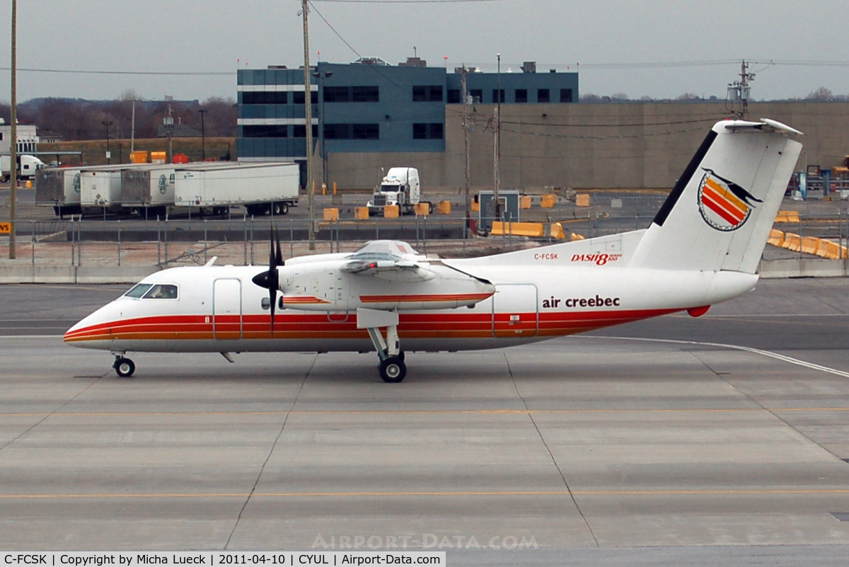 C-FCSK, 1988 De Havilland Canada DHC-8-102 Dash 8 C/N 122, At Montreal