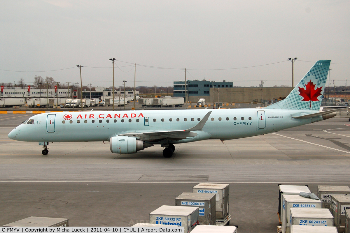 C-FMYV, 2007 Embraer 190AR (ERJ-190-100IGW) C/N 19000108, At Montreal