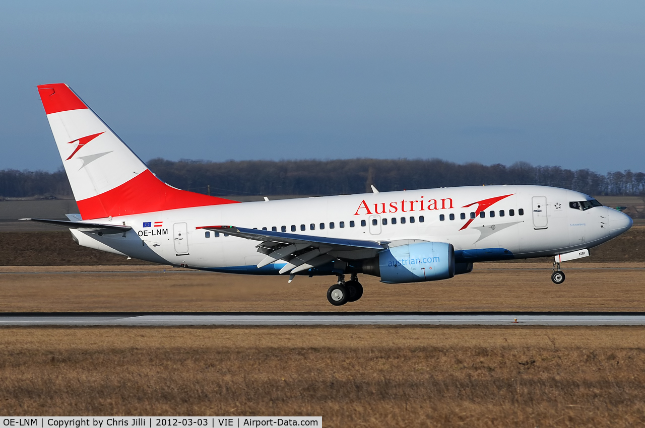 OE-LNM, 2000 Boeing 737-6Z9 C/N 30138, Austrian Airlines