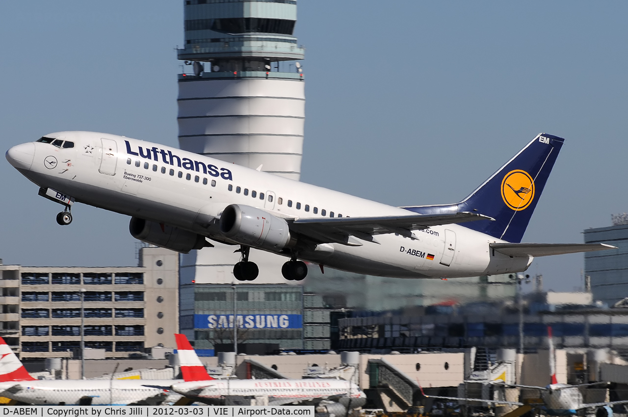 D-ABEM, 1991 Boeing 737-330 C/N 25416, Lufthansa